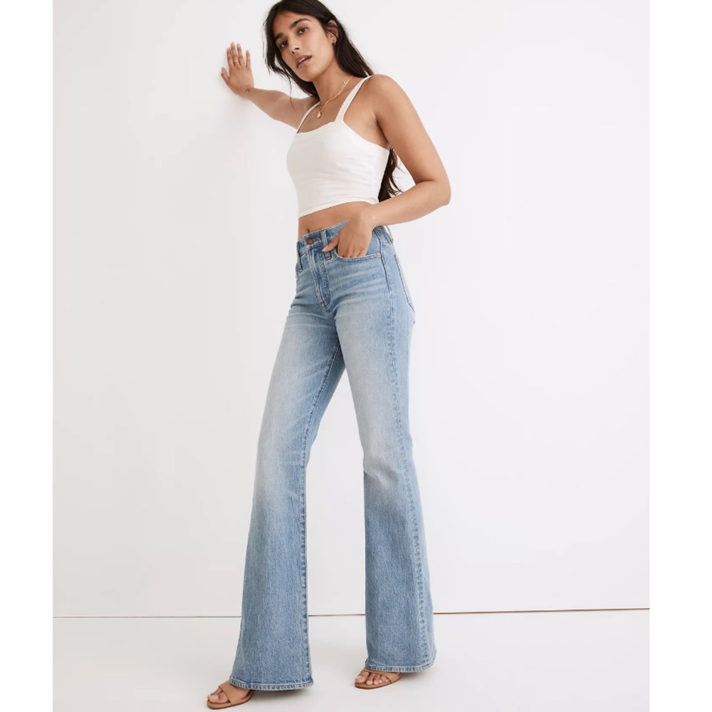 Madewell The Perfect Vintage Flare Jean in Delavan Wash
